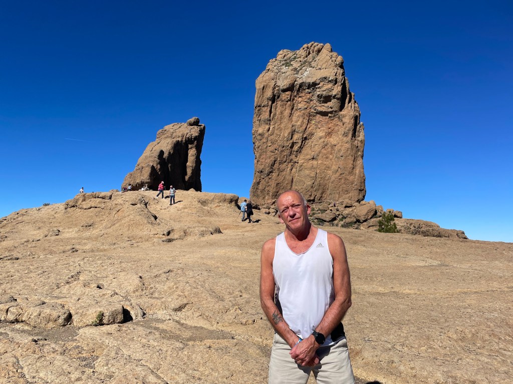 The author at Roque Nublo