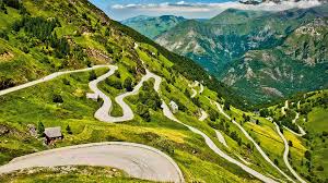 Road through the Pyrenees