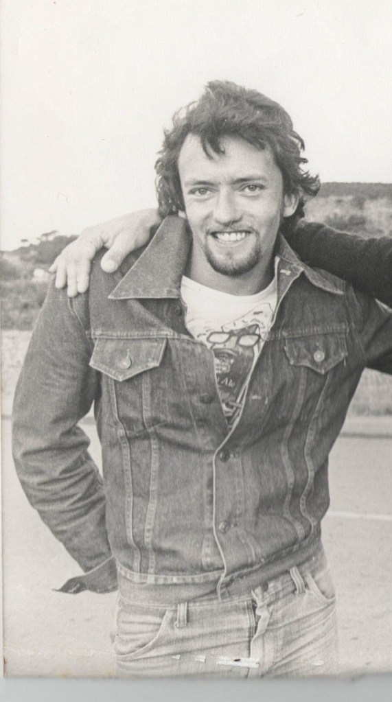 The author, Charlie Robinson in 1976