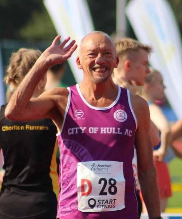 The author at a race meeting