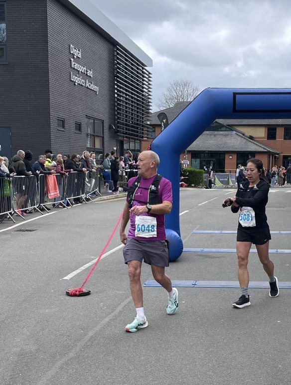 Boston UK Marathon finish.